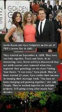 Kevin Bacon Discovered He Married His 9th Cousin