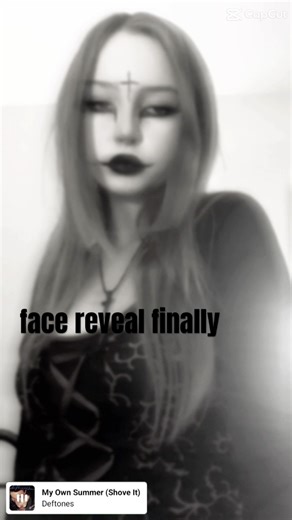 actual face reveal now #edit #goth #gothic #gothicmakeup #deftones #emo #gothmetal
