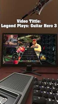 Legendary Quickie: LETS ROCK #lilsauce #gaming #fypシ #funny #memes #letsplay #guitarhero #xbox