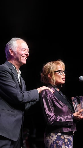 We Are Moving The Needle on Instagram: "@tonyberg1 introduced 2026 Equalizer Awardee Betty Bennett, honoring more than 40 years of admiration and celebrating her impactful work at @apogeedigital. 💜 #wearemovingtheneedle #womeninaudio #resonatorawards #apogee"