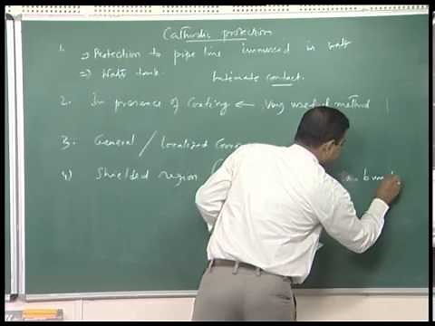 Mod-01 Lec-20 Different corrosion protection mechanisms, electrochemical ways
