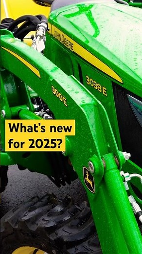 New upgrades on the 3038E for 2025. Check it out! #newfor2025 #johndeere