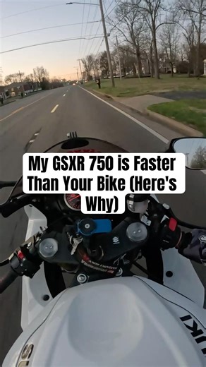 My GSXR 750 is Faster Than Your Bike (Here's Why)