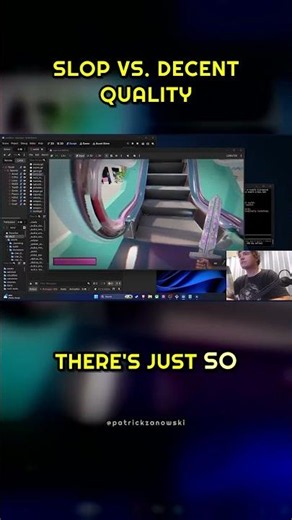 Slop vs. decent quality, inspecting an AI made escalator