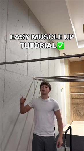 Easy muscle up Tutorial✅ Follow for more tutorials🙌#calisthenics #fyp #muscleup #tutorial #virale