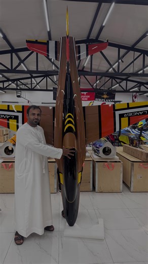 Welcoming another ACE RC pilot to the @ftl.innovation family. Mr. Ali Nasser is now the proud owner of this absolutely gorgeous Lancer 2.8m. What a beautiful looking jet. Once again top notch quality. We are honored that this Lancer has made it to the collection of Mr.Ali. We can’t wait to see it fly. #rcjet #rcjets #rcflying #aviation #rcplane #dubai #uae