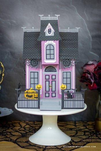 3D Haunted House - Halloween Cut Files - Designs By Miss Mandee