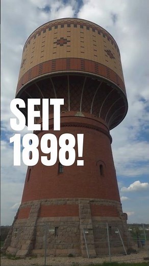 A tower for fire-fighting reserves 😳💧#Mittweida #Saxony #watertower #Germany