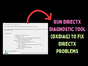 How to Run DirectX Diagnostic Tool DxDiag.exe to Fix DirectX Problems in Windows 11