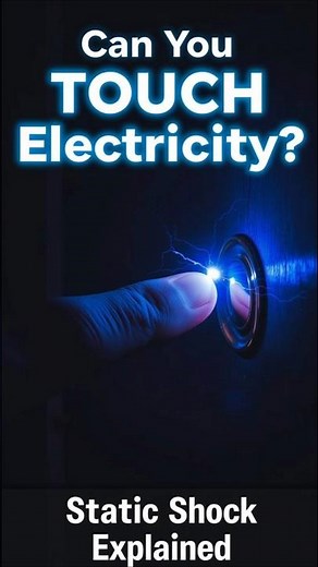Can You Actually Touch Electricity? Static Shock Explained. #facts #electricity #physics #science