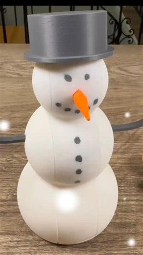 Macshay Creations | 3D Print Design on Instagram: "He's not just cute, he cracks nuts! ⛄🥜 Our fully 3D printed snowman nutcracker is almost ready to drop. Pull the tab, load a nut, and watch the magic happen. Prints with no supports and assembles in minutes. . . . #3dprinting #nutcracker #christmas #functionalprint #mechanicaldesign #nosupports #3dprintedgifts #holidayprinting #macyshaycreations #3dprintingcommunity"