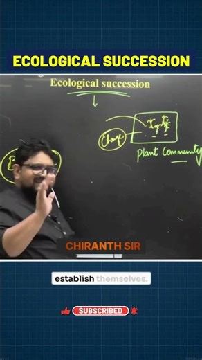 How Ecological Succession Really Works | Community Ecology for UPSC | Chiranth Sir | #upsc