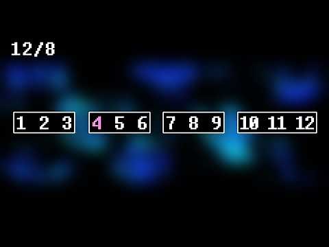 "The Third Sanctuary" Time Signature Visualization - Deltarune Ch. 4 OST