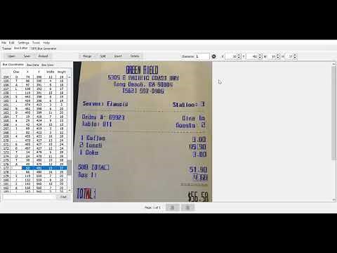 jTessBoxEditor Tutorial Tesseract Box File Edit