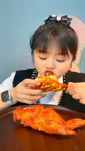 Enjoying some tasty chicken! 🍗😋 Nothing beats a good meal. #Foodie #Delicious #Yum | Carrie Preston