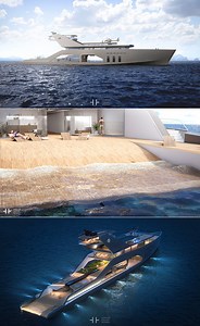108M Superyacht Has its Very Own Private Beach and Helipad