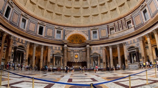 Inside the Pantheon, Rome’s 2000 year old wonder