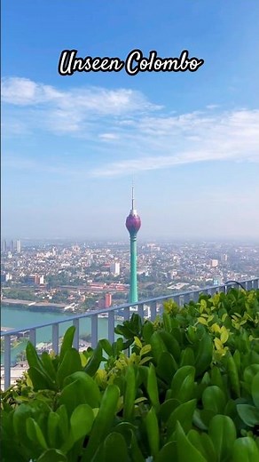Unseen Colombo 🌴✨ | Sunny Christmas Sky View #shorts