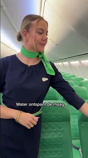 Misselijk tijdens het vliegen? #transavia #tipsandtricks #cabincrew #fyp