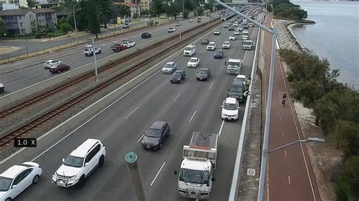CLEARED Traffic remains heavy on approach CRASH – KWINANA FREEWAY NORTHBOUND AT MILL POINT ROAD, SOUTH PERTH Left lane closed by Incident Response Towing services on site Traffic busy on approach back to Canning Highway Drive with caution as motorist are out of vehicles #perthtraffic Follow us on Instagram @perthtraffic and X @Perth_Traffic | Main Roads Western Australia