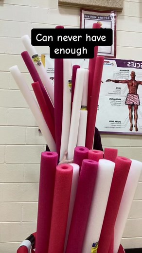 White Pool Noodles for Valentine’s Day Fun!
