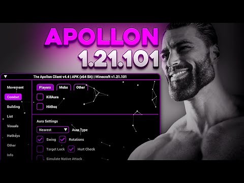 🔥 ¡APOLLON CLIENT 1.21.101! - 32/64 Bits | KILL AURA, X-RAY, HIT BOX UNLOCK ALL