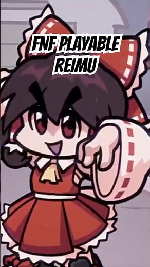 FNF PLAYABLE REIMU #fnf #fnfmod #reimu #touhou