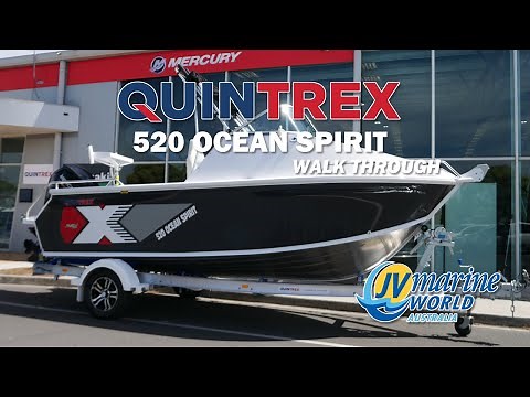 Quintrex 520 Ocean Spirit - Walk Through Video