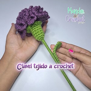 Cómo tejer un clavel 💐 [Bien explicado] ✅ | Mundo del crochet