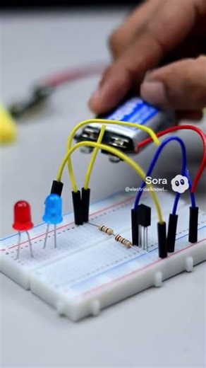 Police Light LED Blinking Circuit 🚨 | Amazing DIY LED Project