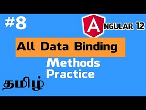 Angular in Tamil - 8 - Practice Data Binding methods