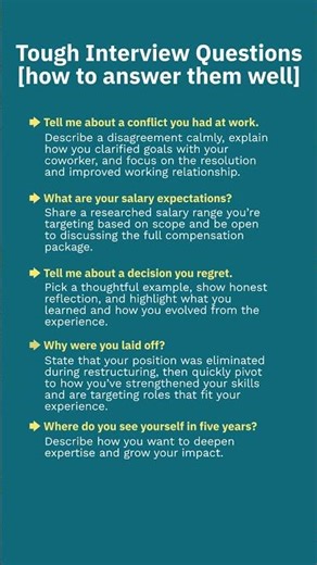 Tough Interview Questions [and How to Answer Them Well]