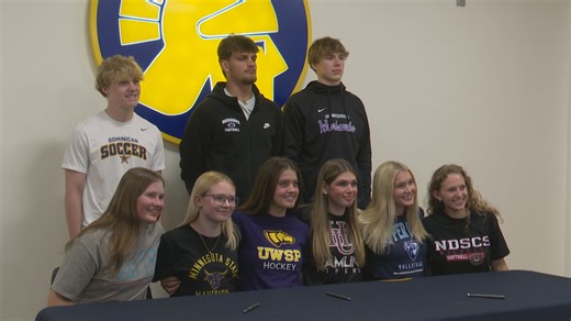 Wausau West celebrates spring signing day as nine athletes commit to college programs
