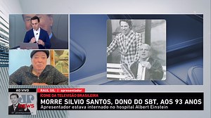 O Fast News recebe o apresentador Raul Gil, que compartilha memórias de momentos especiais ao lado de Silvio Santos, destacando a profunda amizade e o impacto que o apresentador teve em sua vida e carreira. Raul afirma que, embora Senor Abravanel tenha falecido, Silvio Santos permanecerá vivo eternamente na memória do público. #FastNewsJP | Jovem Pan News