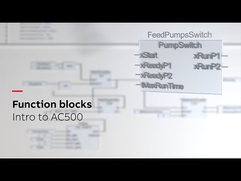 Intro to AC500. Part6: Function blocks
