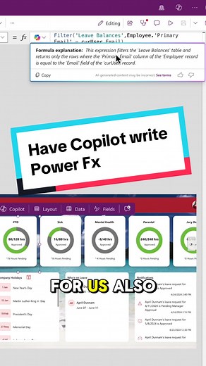 There’s a new Copilot in town to help us understand and write Power Fx in Power Apps #powerapps #powerfx #powerplatform #ai #copilot