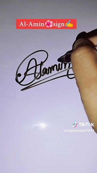 Stylish Signature Creation Tips for Al-Amin 🌺✍️