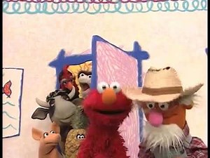 Elmo's World - Oscar Feeding His Animals