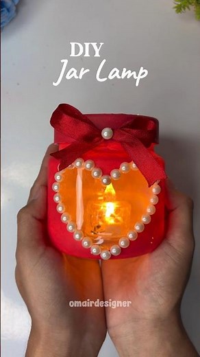 DIY Lamp From Glass Jar✨ Aesthetic Home Decor