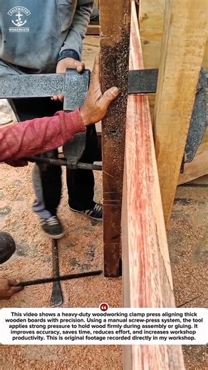 “Heavy Duty Wood Clamp Tool in Action | Fast & Precise Woodworking”