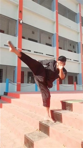 Roundhouse kick practice #practice #kick #mma