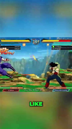 Fighting Game Combo Master: Bardock vs Gohan Epic Battle! #shorts