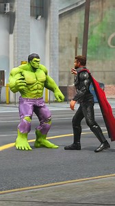 HULK X THOR WOLVERINE & VENOM FUSION #gta #gta5 #shorts #gaming | Abhijit Gaming