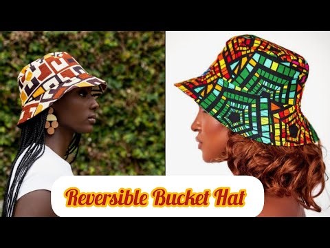 How To Make A Reversible Bucket Hat/ Bucket Hat Tutorial. Beginners Friendly