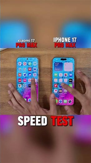 😳XIAOMI 17 PRO MAX VS IPHONE 17 PRO MAX SPEED TEST 💥💀
