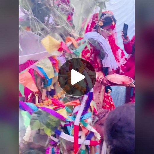 Vibrant Cultural Ceremony in Traditional Attire