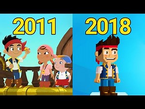 Evolution of Jake and the Neverland Pirates Games (2011-2018)