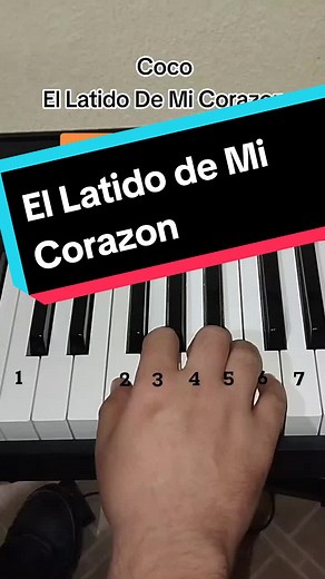 Coco El Latido De Mi Corazon piano tutorial #coco #ellatidodemicorazon #pianotutorial #DiaDeMuertos