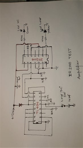 #shorts ic IR2110 Testing tester amplifier circuit diagram
