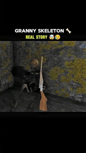 “The Hidden Skeleton in Granny’s Basement 😳🔦” #shorts #granny #grannygame #realstory #horror #scary